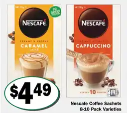 Friendly Grocer Nescafe Coffee Sachets Varieties offer