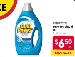 Spar Cold Power Laundry Liquid offer