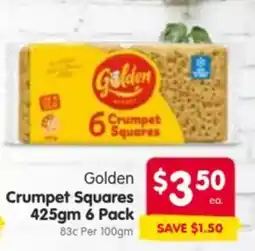 Spar Golden Crumpet Squares offer