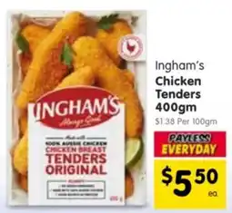 Spar Ingham's Chicken Tenders offer