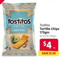 Spar Tostitos Tortilla Chips offer