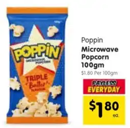 Spar Poppin Microwave Popcorn offer