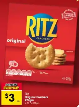 Spar Ritz Original Crackers offer