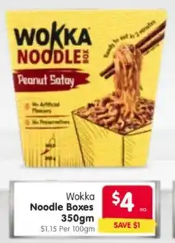 Spar Wokka Noodle Boxes offer