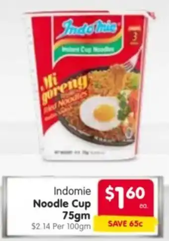 Spar Indomie Noodle Cup offer