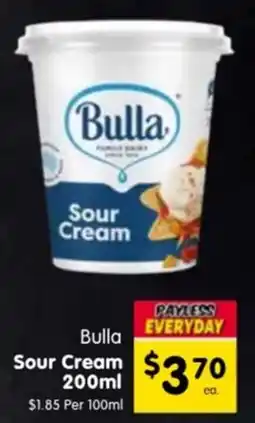 Spar Bulla Sour Cream offer