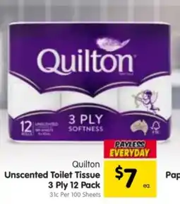 Spar Unscented Toilet Tissue offer