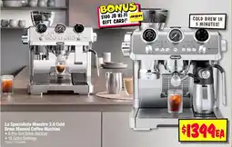 JB Hi-Fi La Specialista Maestro 2.0 Cold Brew Manual Coffee Machine offer