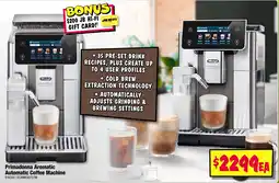 JB Hi-Fi Primadonna Aromatic Automatic Coffee Machine offer