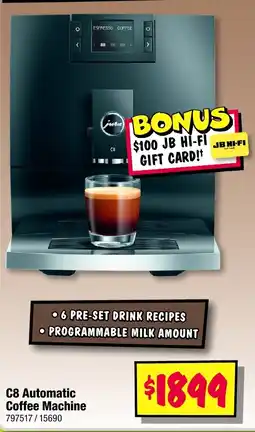 JB Hi-Fi C8 Automatic Coffee Machine offer