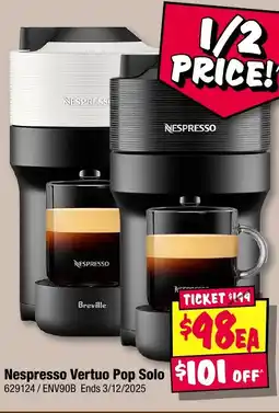 JB Hi-Fi Nespresso Vertuo Pop Solo offer