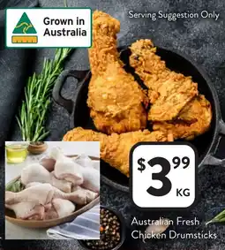 Foodworks Australian Fresh Chicken Drumsticks offer
