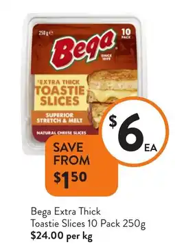 Foodworks Bega Extra Thick Toastie Slices offer