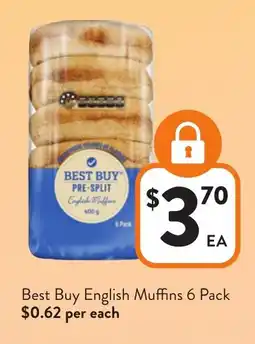 Foodworks Best Buy English Muffins offer