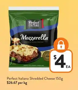 Foodworks Perfect Italiano Shredded Cheese offer