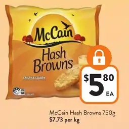 Foodworks McCain Hash Browns offer