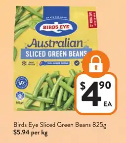Foodworks Birds Eye Sliced Green Beans offer