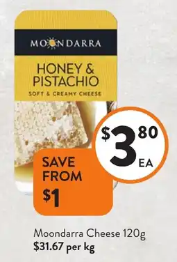 Foodworks Moondarra Cheese offer