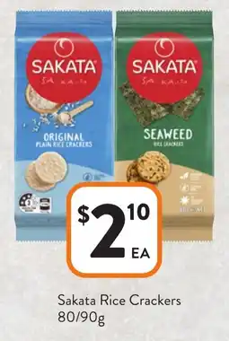 Foodworks Sakata Rice Crackers offer
