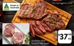 Foodworks Australian Beef Scotch Fillet Steak offer