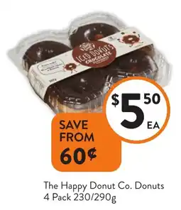 Foodworks The Happy Donut Co. Donuts offer