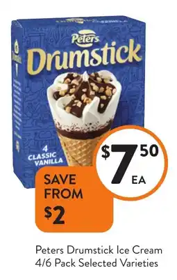 Foodworks Peters Drumstick Ice Cream Selected Varieties offer