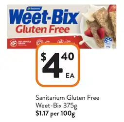 Foodworks Sanitarium Gluten Free Weet-Bix offer