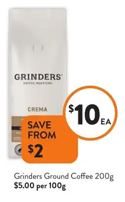 Foodworks Grinders Ground Coffee offer
