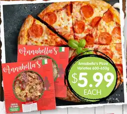 Spudshed Annabella's Pizza Varieties offer