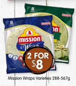 Spudshed Mission Wraps Varieties offer