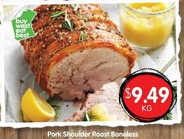 Spudshed Pork Shoulder Roast Boneless offer