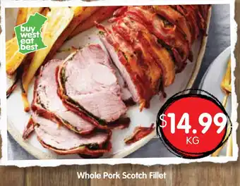 Whole Pork Scotch Fillet