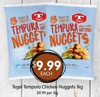 Spudshed Tegel Tempura Chicken Nuggets offer