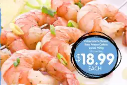 Spudshed Fisherman's Choice Raw Prawn Cutlets offer