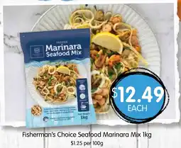 Spudshed Fisherman's Choice Seafood Marinara Mix offer