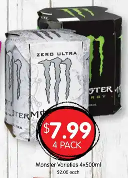 Spudshed Monster Varieties offer