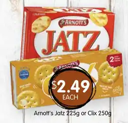 Spudshed Arnott's Jatz or Clix offer