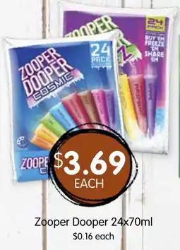 Spudshed Zooper Dooper offer