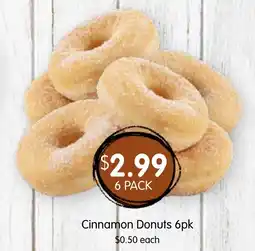 Spudshed Cinnamon Donuts offer
