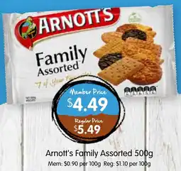 Spudshed Arnott's Family Assorted offer