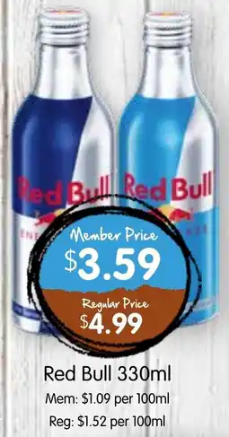 Spudshed Red Bull offer