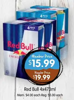 Spudshed Red Bull offer
