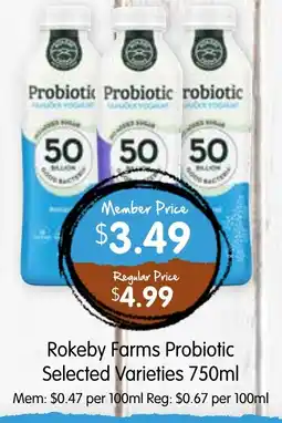 Spudshed Rokeby Farms Probiotic Selected Varieties offer