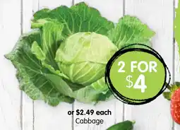 Spudshed Cabbage offer