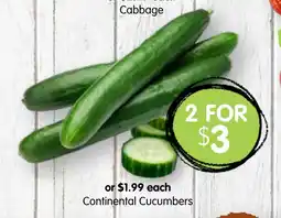 Spudshed Continental Cucumbers offer