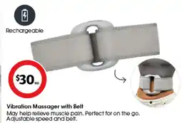 Coles Vibration Massager with Belt offer