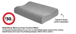Coles Marketlane Memory Foam Contour Pillow offer