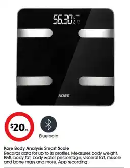 Coles Kore Body Analysis Smart Scale offer