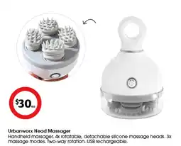 Coles Urbanworx Head Massager offer