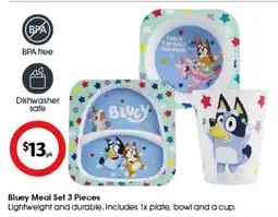 Coles Bluey Meal Set offer